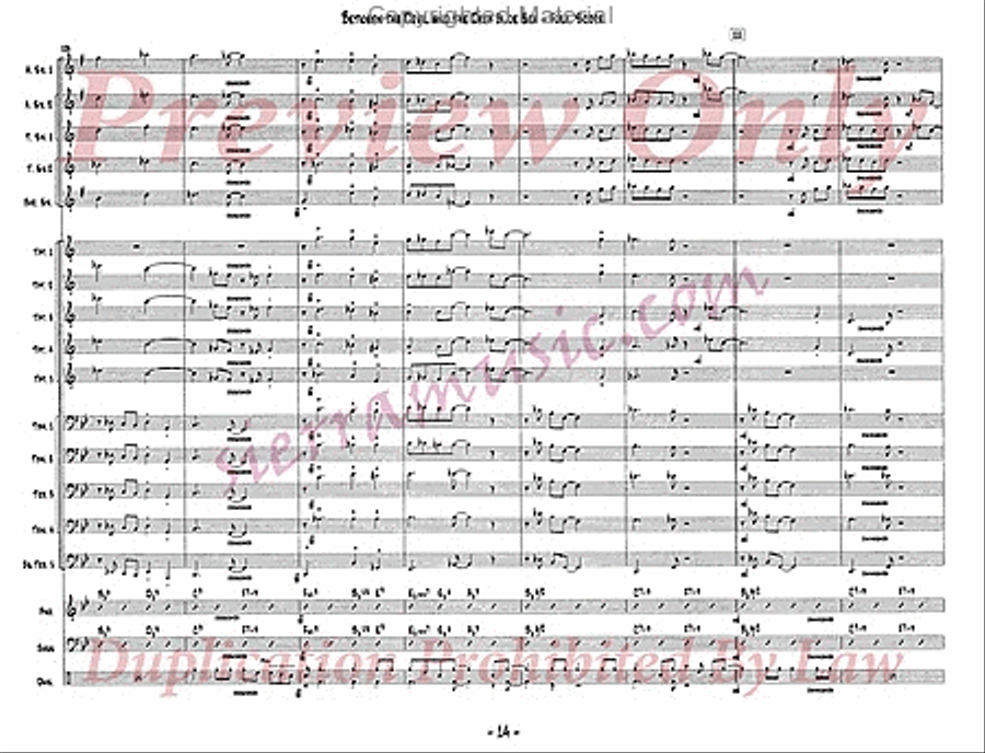 Between The Devil And The Deep Blue Sea Jazz Ensemble scores gallery preview page 15
