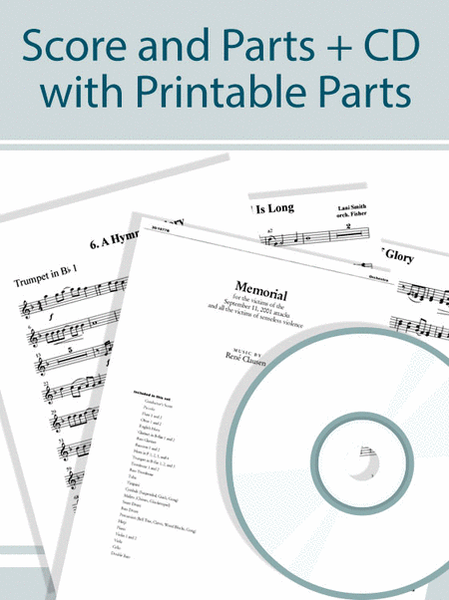 A Blest Messiah Born - Full Score and Parts plus CD with Printable Parts