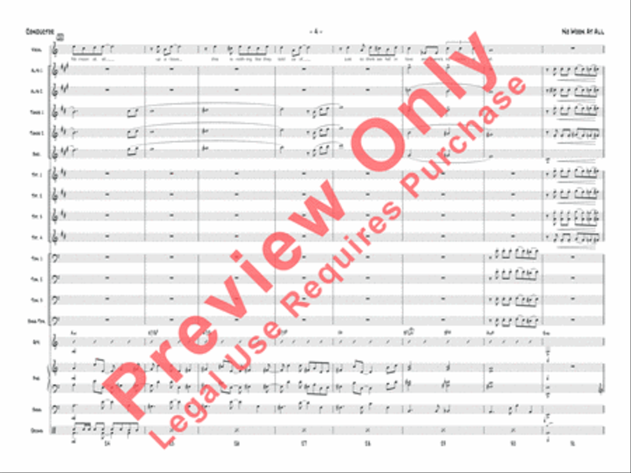 No Moon at All Jazz Ensemble scores gallery preview page 20