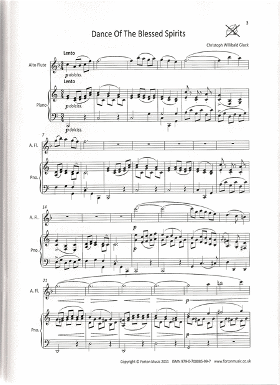 Solos for Alto Flute Book 4 Flute Solo scores gallery preview page 2