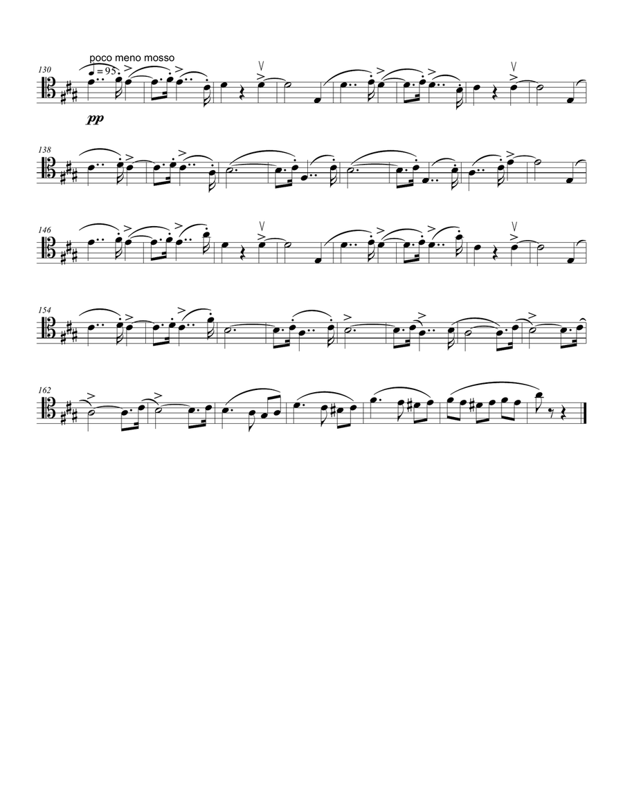 Liebesleid [Love's Sorrow] arranged for Tenor Trombone and piano Trombone Duet scores gallery preview page 3
