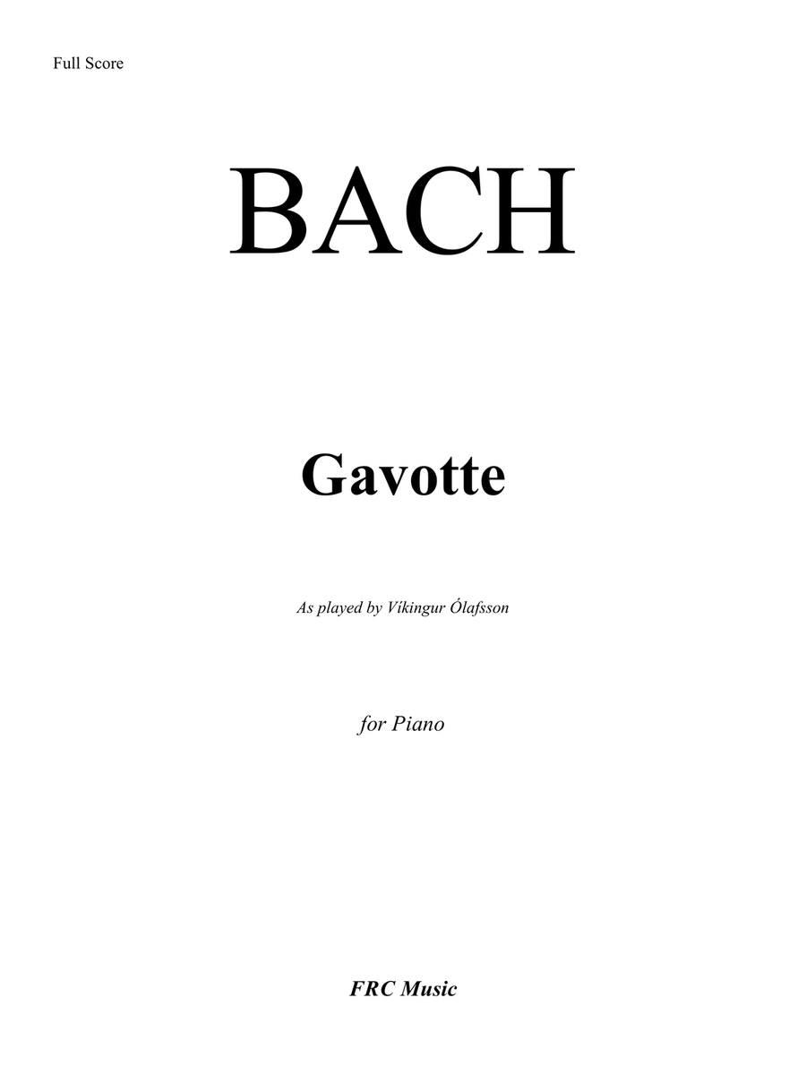 Suite from the Partita No. 3 in E Major for Solo Violin, BWV 1006: II. Gavotte Violin Solo scores gallery preview page 2
