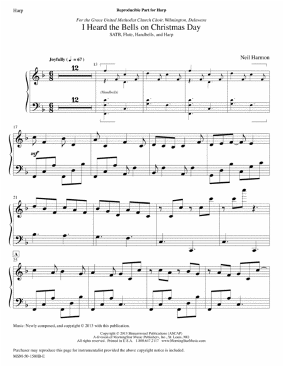 I Heard the Bells on Christmas Day Choir scores gallery preview page 3
