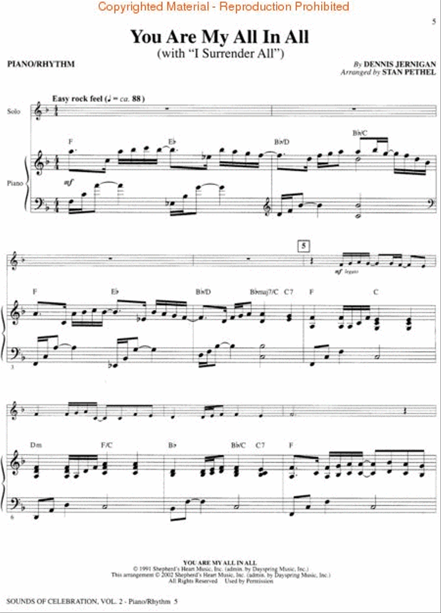 Sounds of Celebration (Volume Two) - Piano/Rhythm Piano scores gallery preview page 3