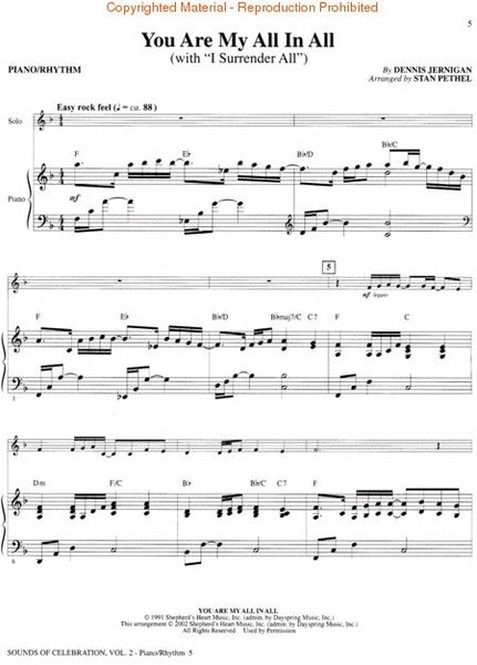Sounds of Celebration (Volume Two) - Piano/Rhythm
