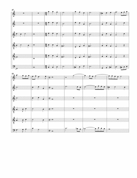 Canzon no.4 a6 (1615) (Arrangement for 6 recorders) image number null