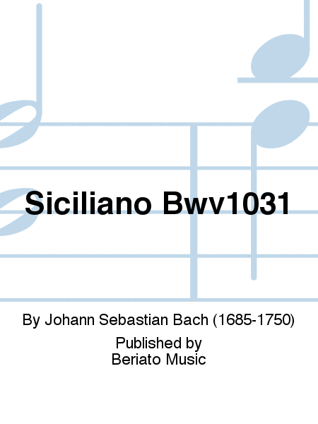 Siciliano Bwv1031