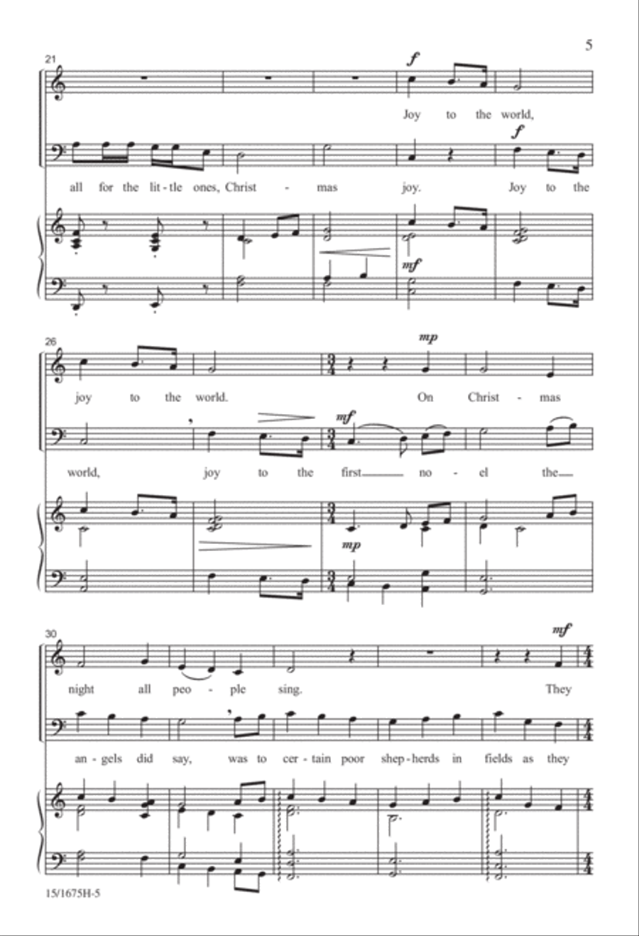Christmas...In About Three Minutes 4-Part scores gallery preview page 6