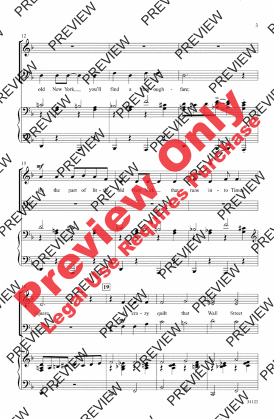Forty-Second Street 3-Part scores gallery preview page 3