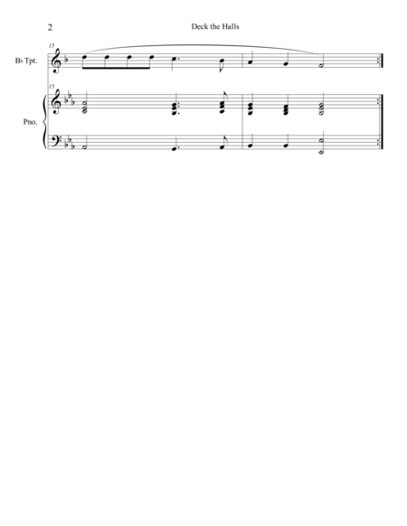 10 Christmas Solos for Trumpet with Piano Accompaniment (Vol. 2) image number null