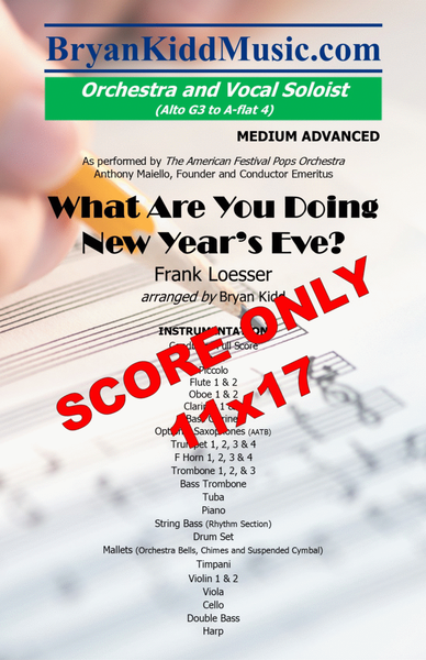 What Are You Doing New Year's Eve? - Score Only image number null