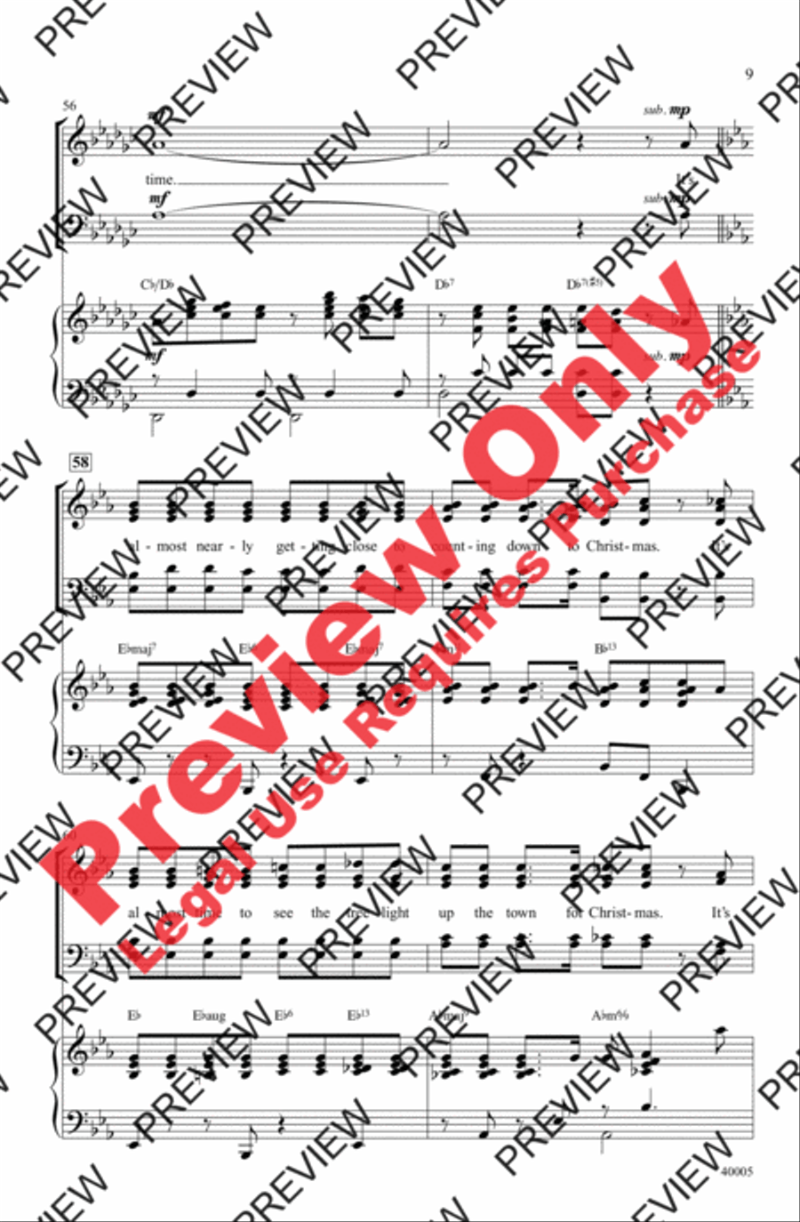 Counting Down to Christmas - SoundTrax CD (CD only) Choir scores gallery preview page 9