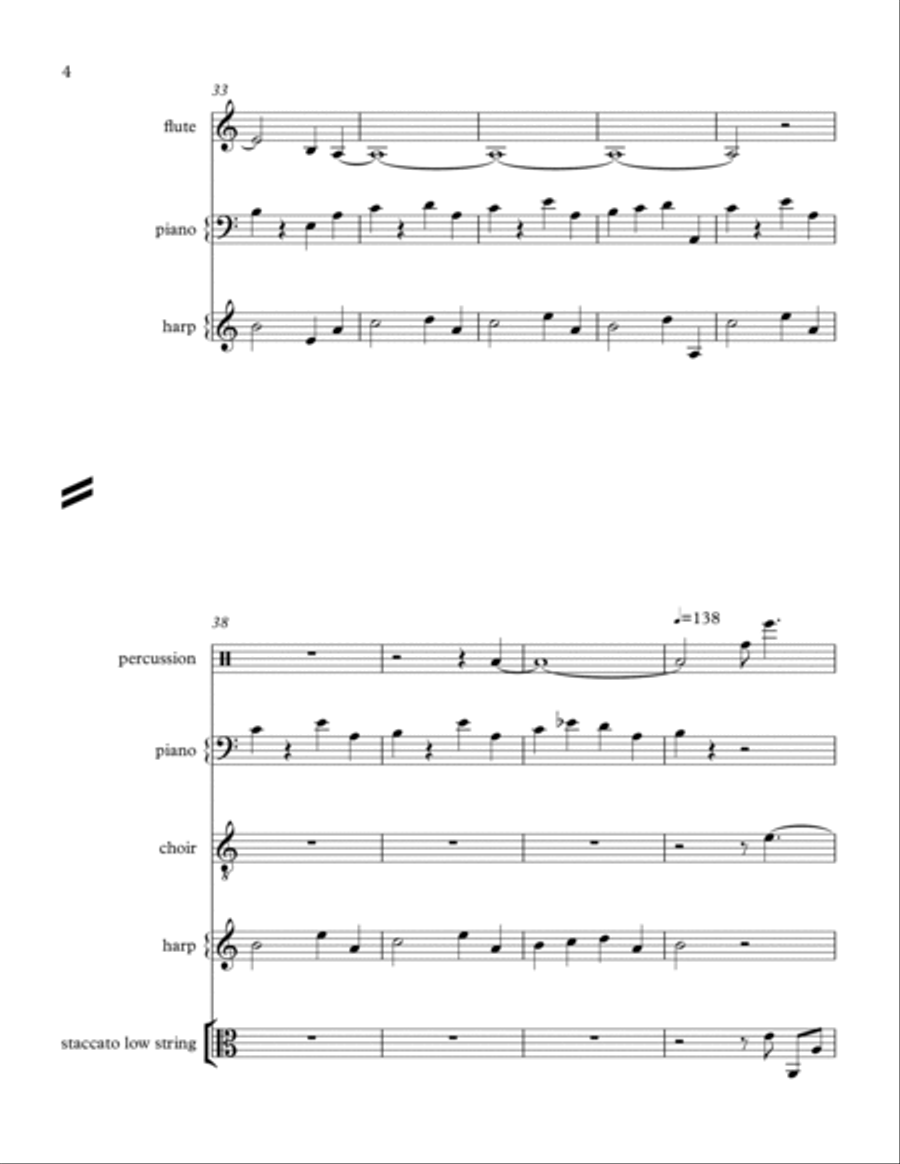 Un Beau Dégoûtant - Score Only Chamber Orchestra scores gallery preview page 4