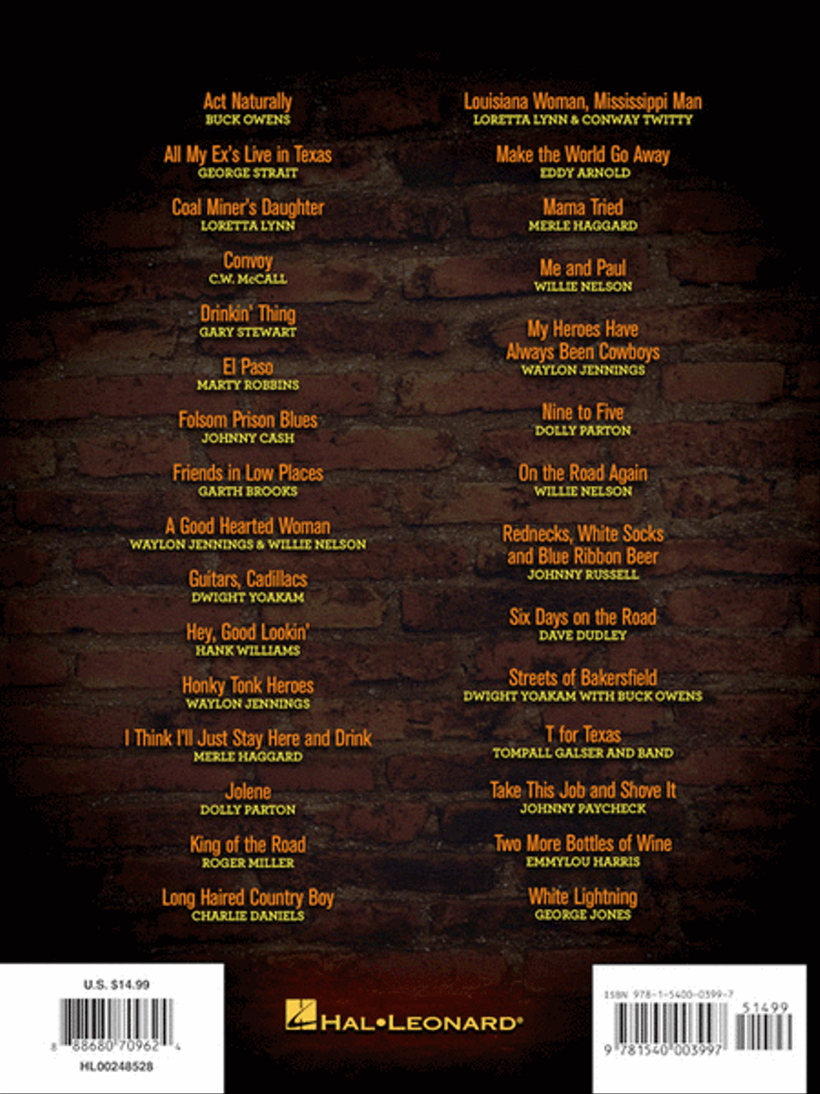 Roadhouse Country Piano, Vocal, Guitar scores gallery preview page 6