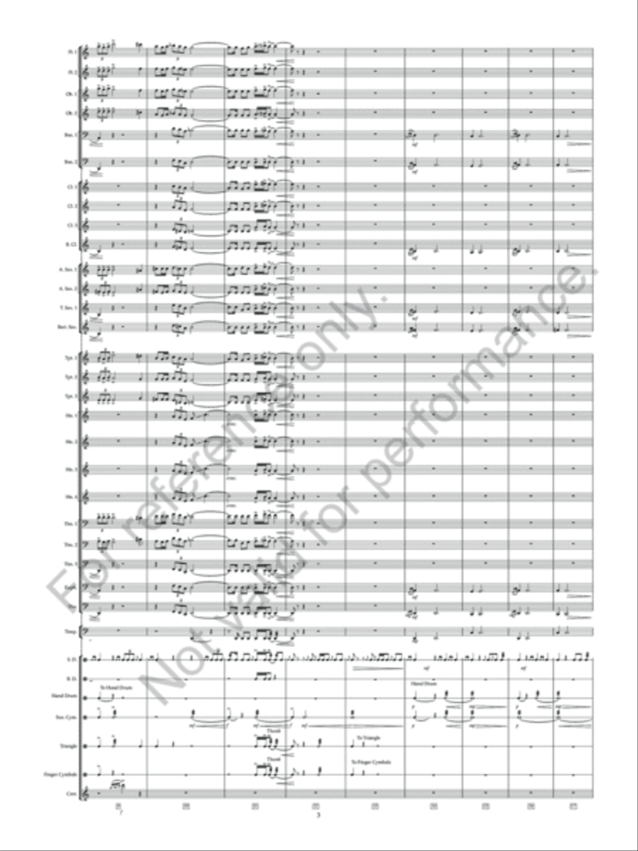 Flight Of Falcons Concert Band scores gallery preview page 5