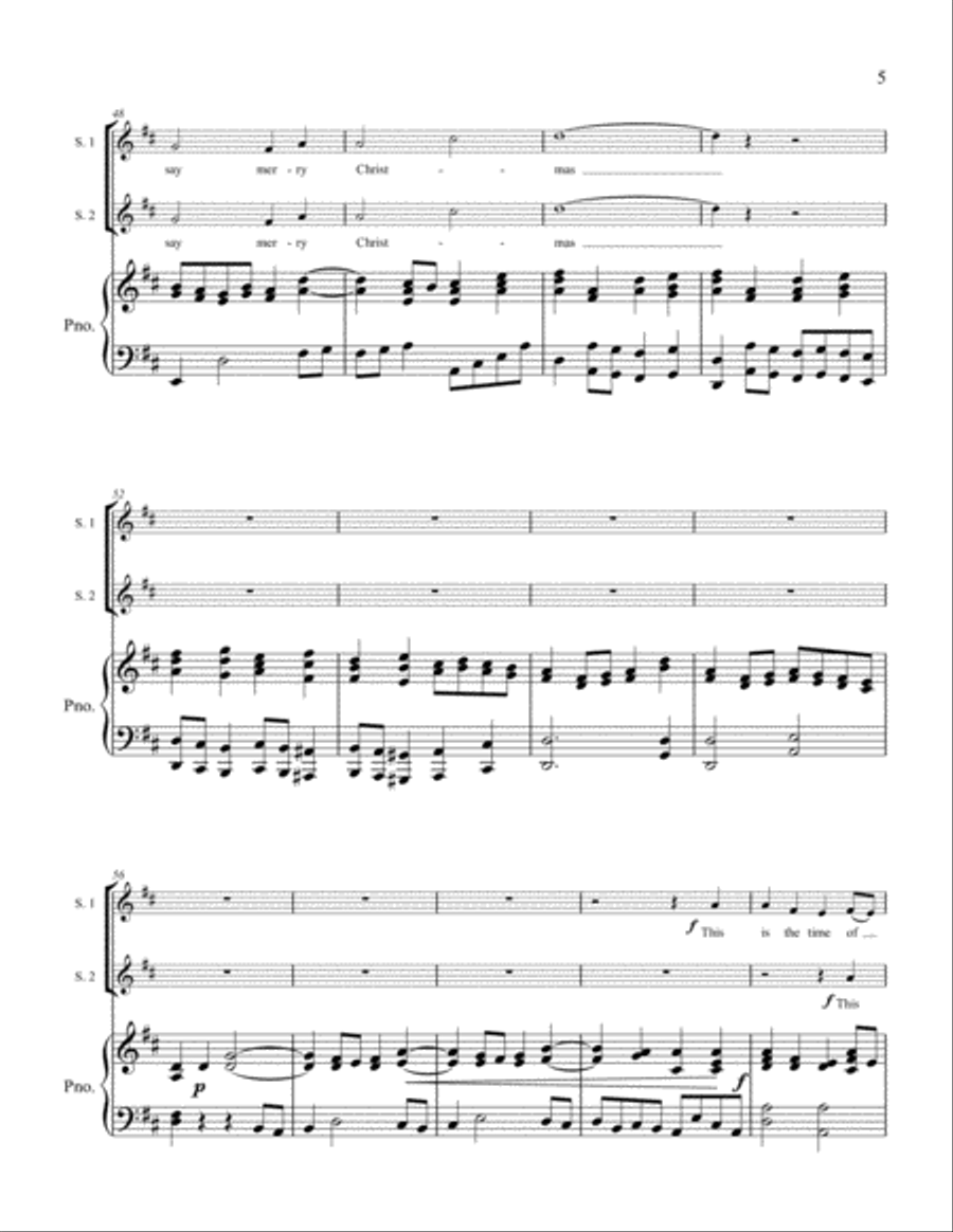 Let Us Be Merry SA scores gallery preview page 5