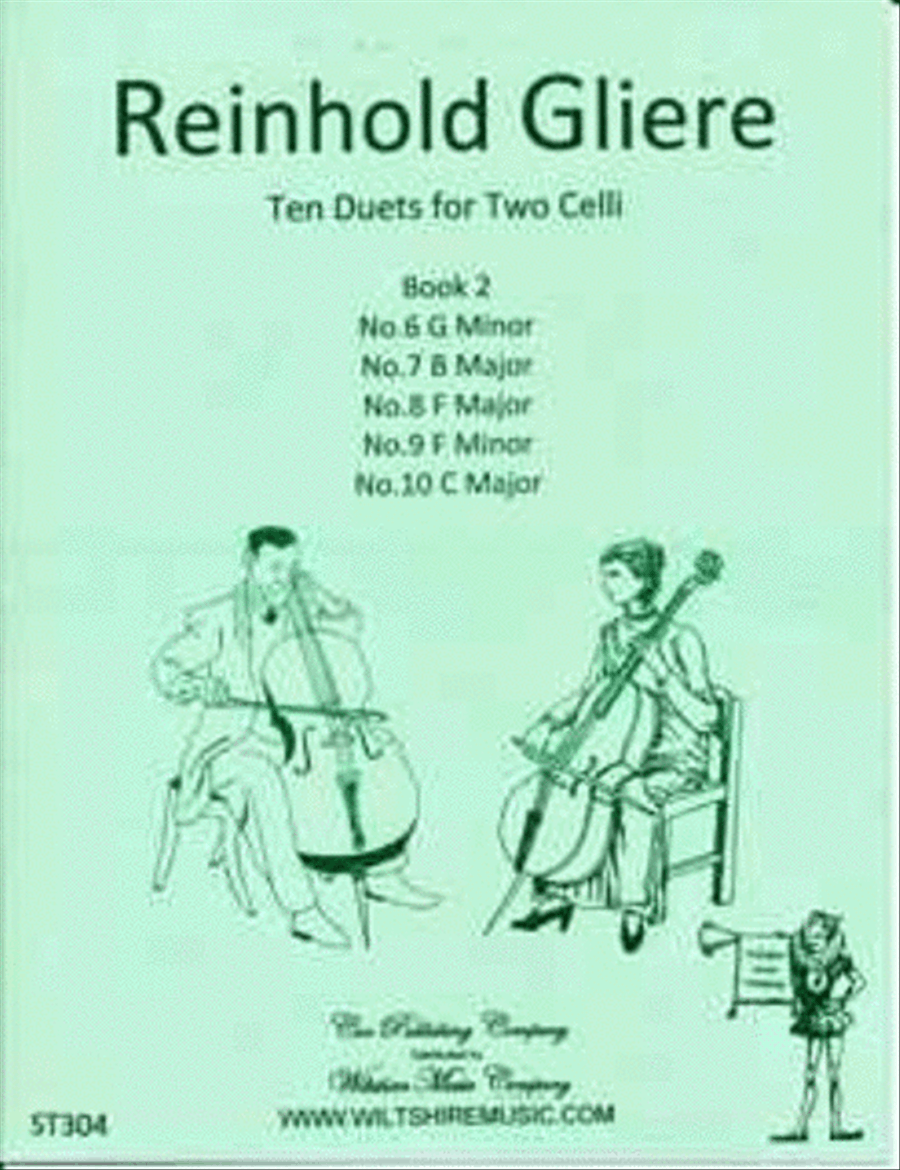 Ten Duets for Two Celli, Book 2 (#'s 6-10) String Duet scores gallery preview page 1