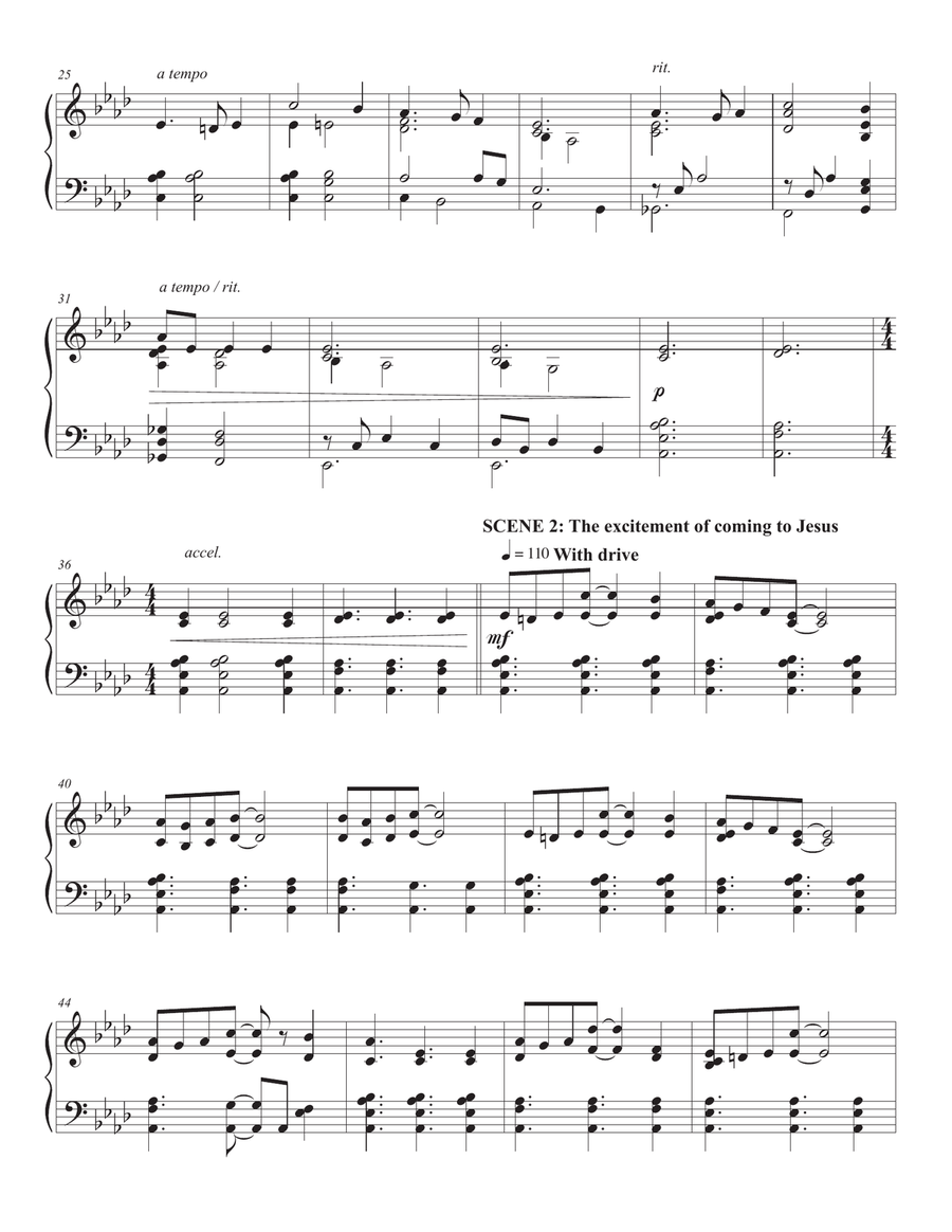 Out Of My Bondage, Sorrow and Night Piano Solo scores gallery preview page 2