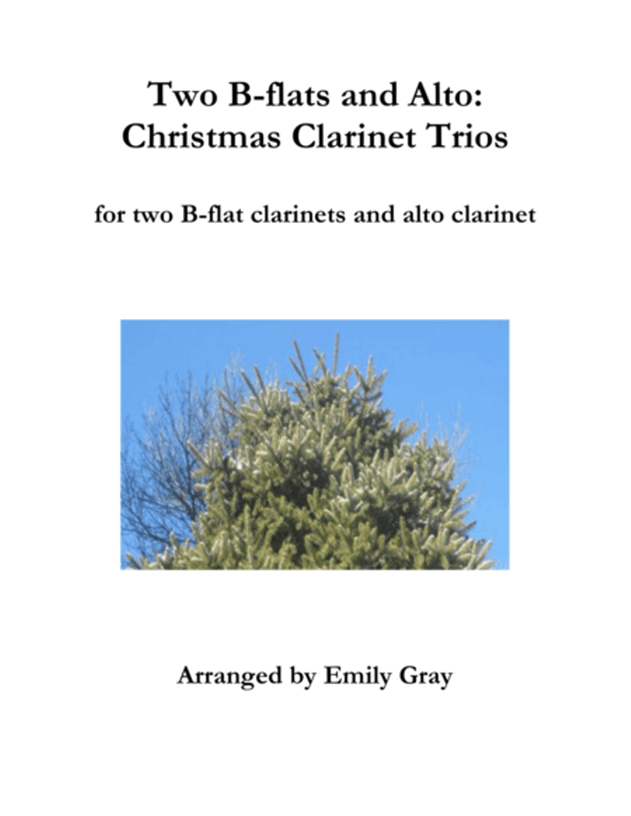 Two B-flats and Alto: Christmas Clarinet Trios Clarinet Trio scores gallery preview page 1