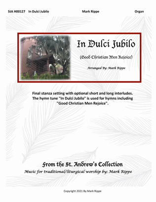 Book cover for In Dulci Jubilo (Good Christian Men Rejoice)