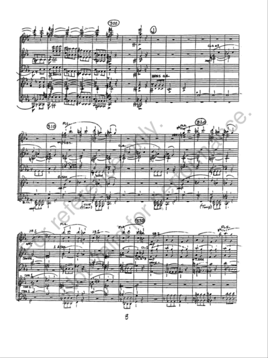 Symphony #5 In C Minor (1st Mvt.) Concert Band scores gallery preview page 9