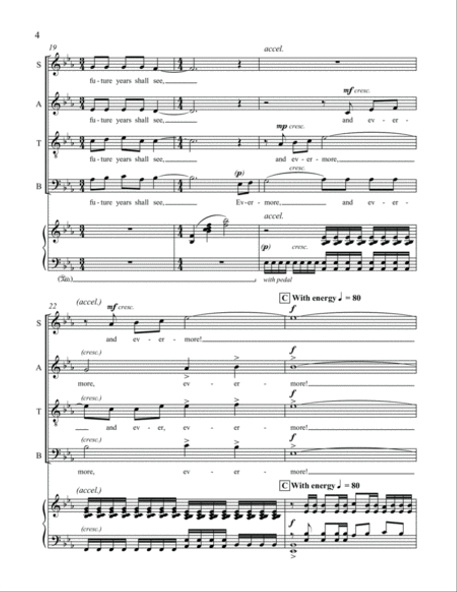 Alpha and Omega: 1. The Father's Love 4-Part scores gallery preview page 4