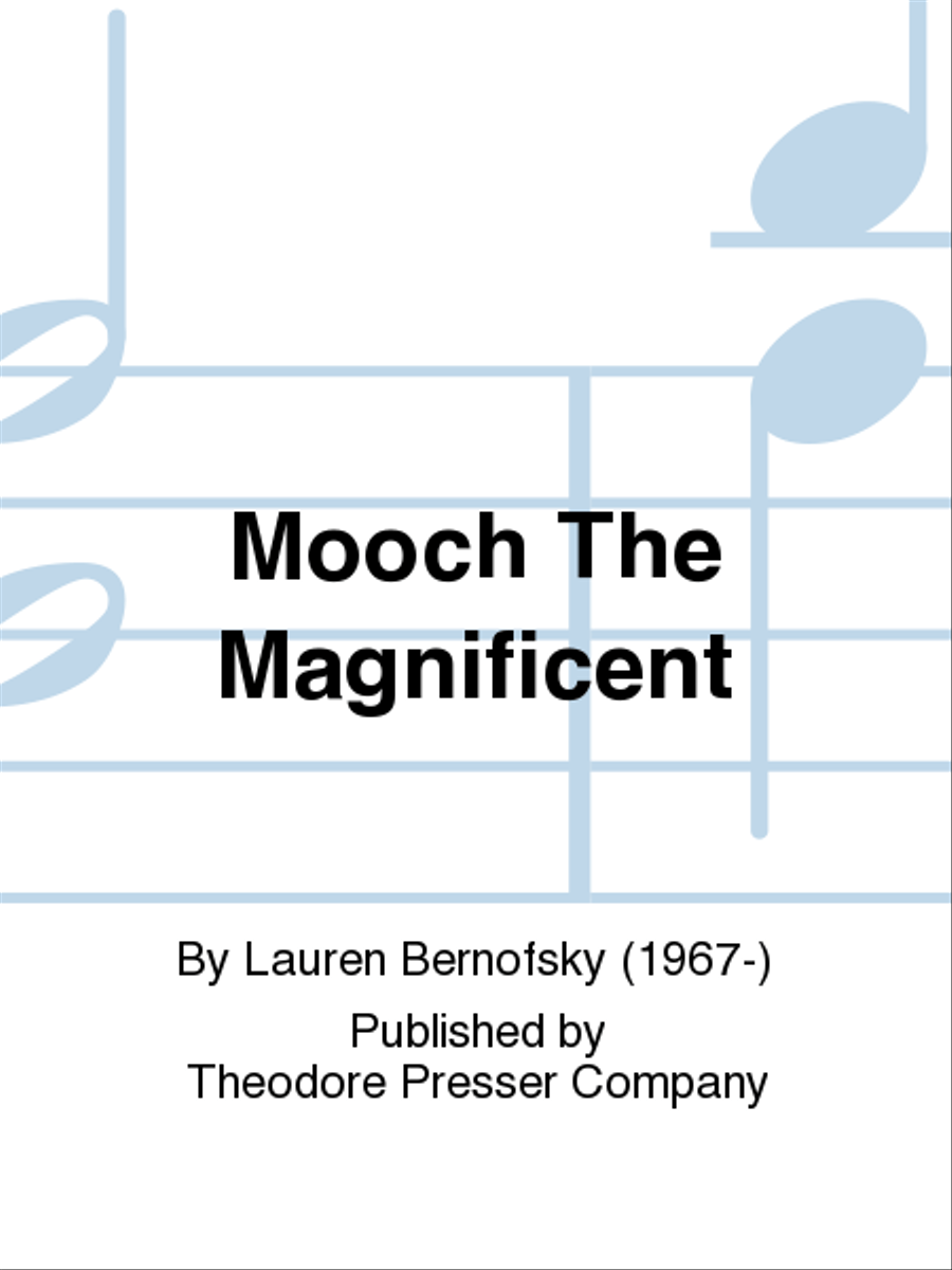 Mooch The Magnificent Voice scores gallery preview page 1