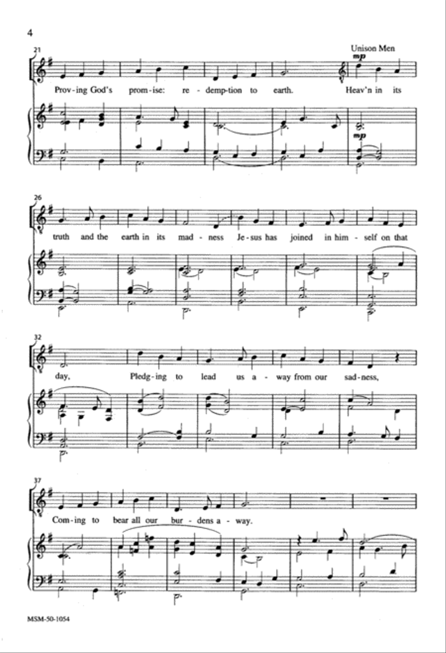 Christians, Rejoice 4-Part scores gallery preview page 2