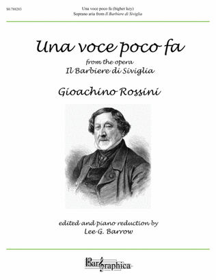 Book cover for Una voce poco fa (higher key)