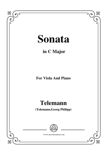 Telemann-Sonata,for Viola and Piano image number null