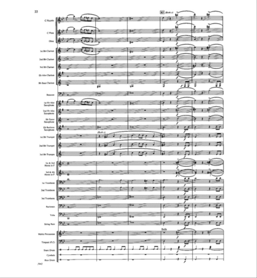 The Magic of Mozart Concert Band scores gallery preview page 22