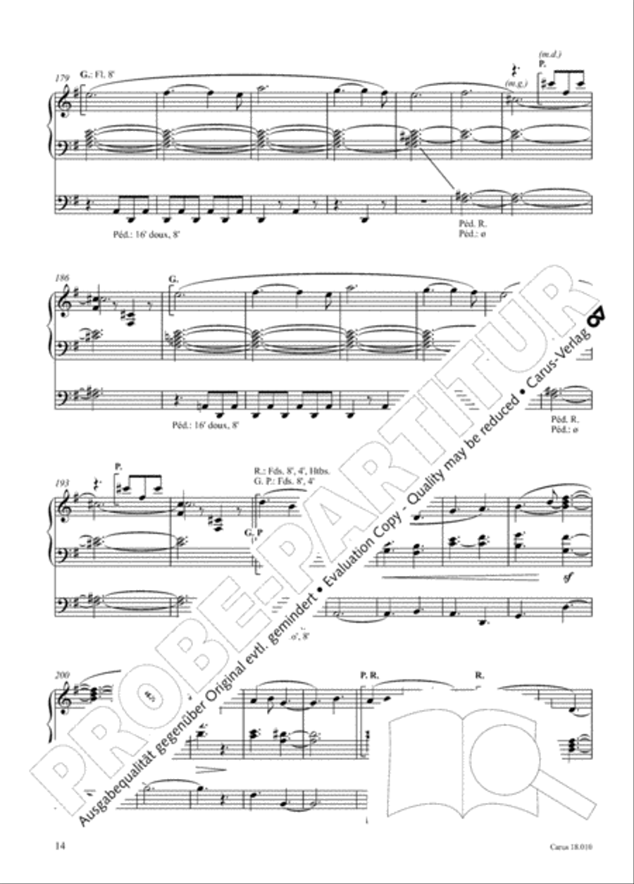 Danse (Tarantelle styrienne) Organ scores gallery preview page 15