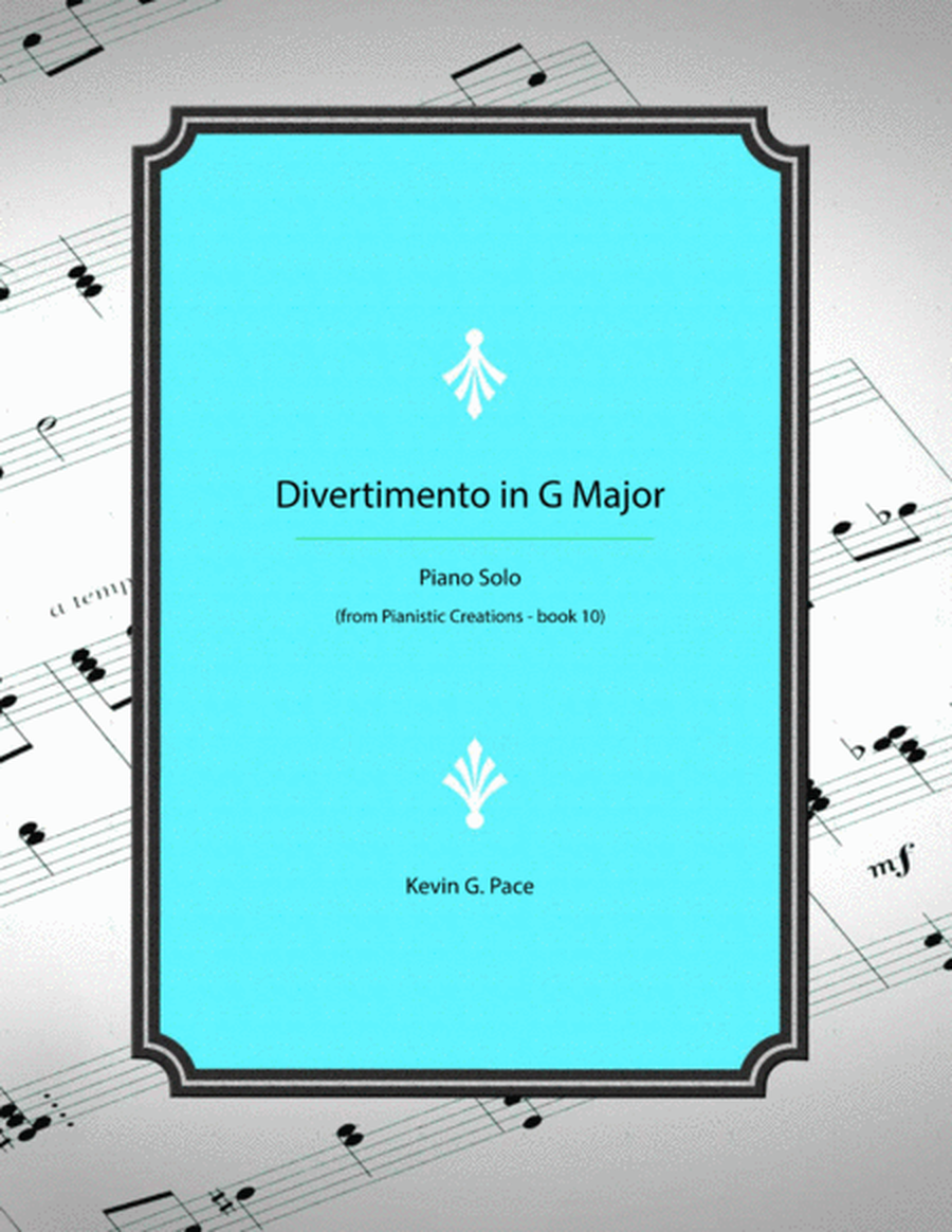 Divertimento in G Major - piano solo image number null