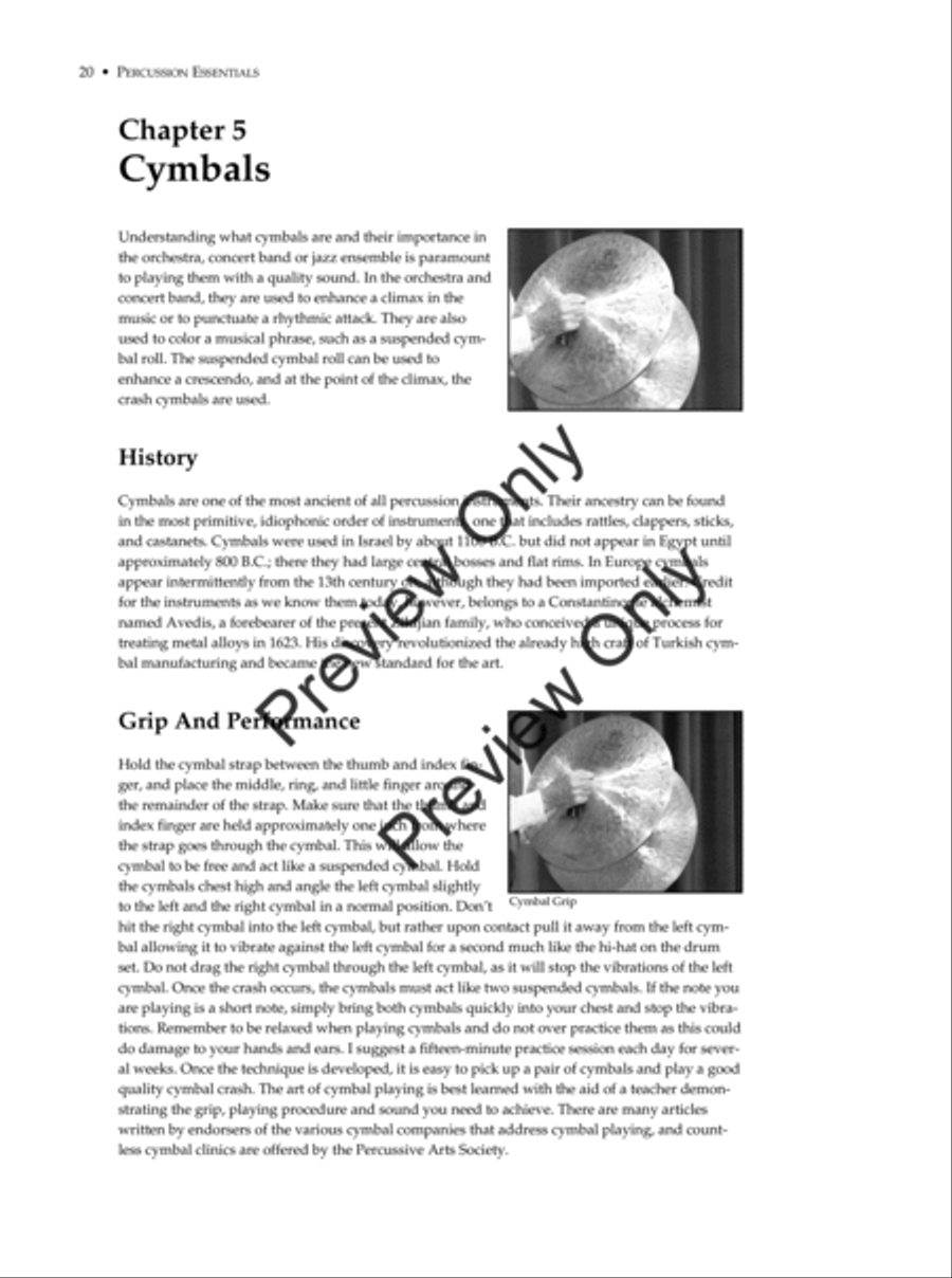 Percussion Essentials Percussion scores gallery preview page 20