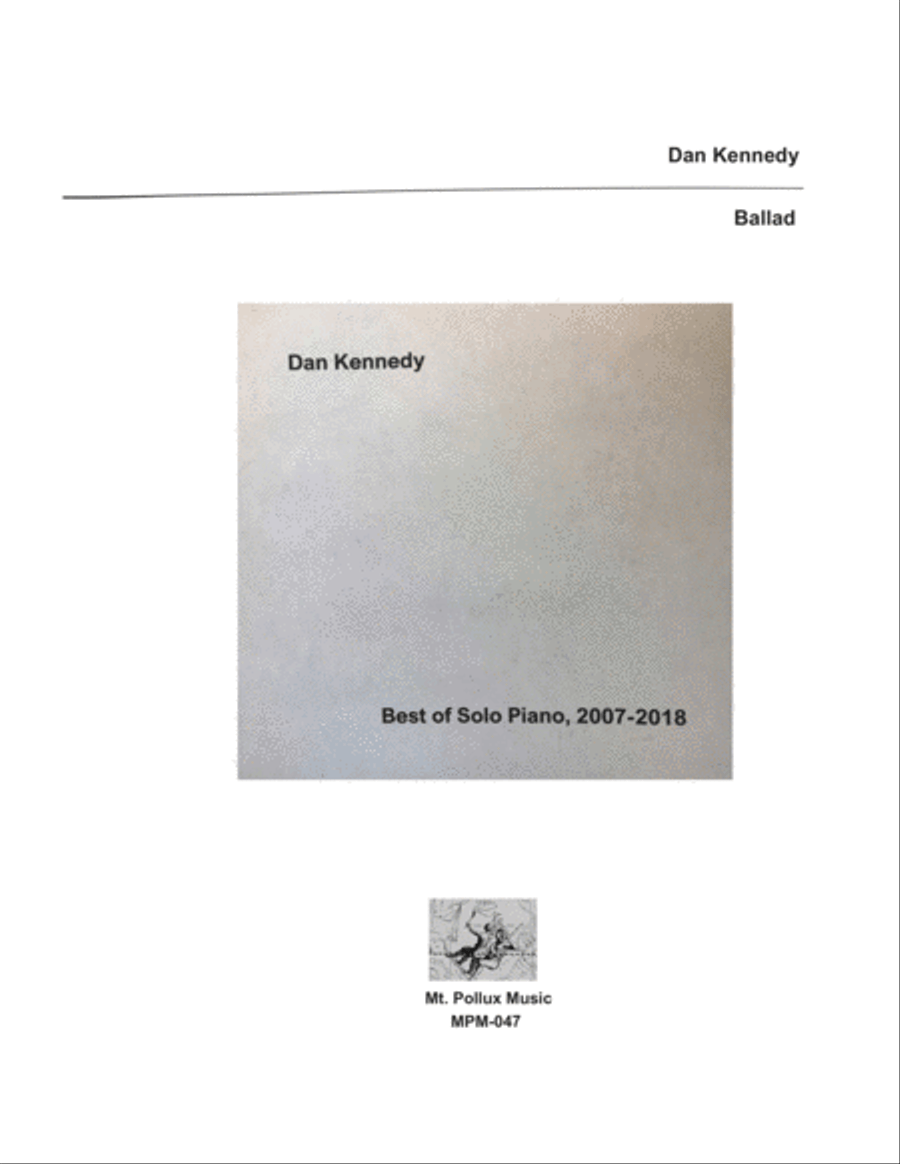 Ballad Piano Solo scores gallery preview page 1