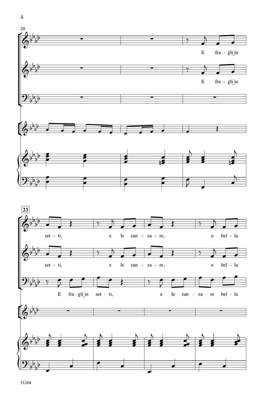 Bella Ciao Choir scores gallery preview page 3