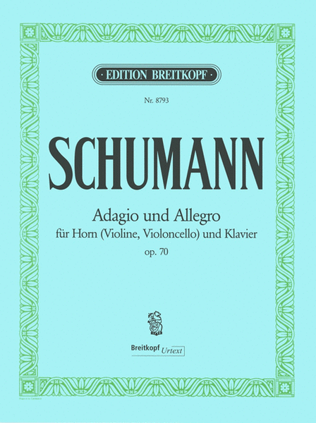 Adagio and Allegro in A flat major op. 70