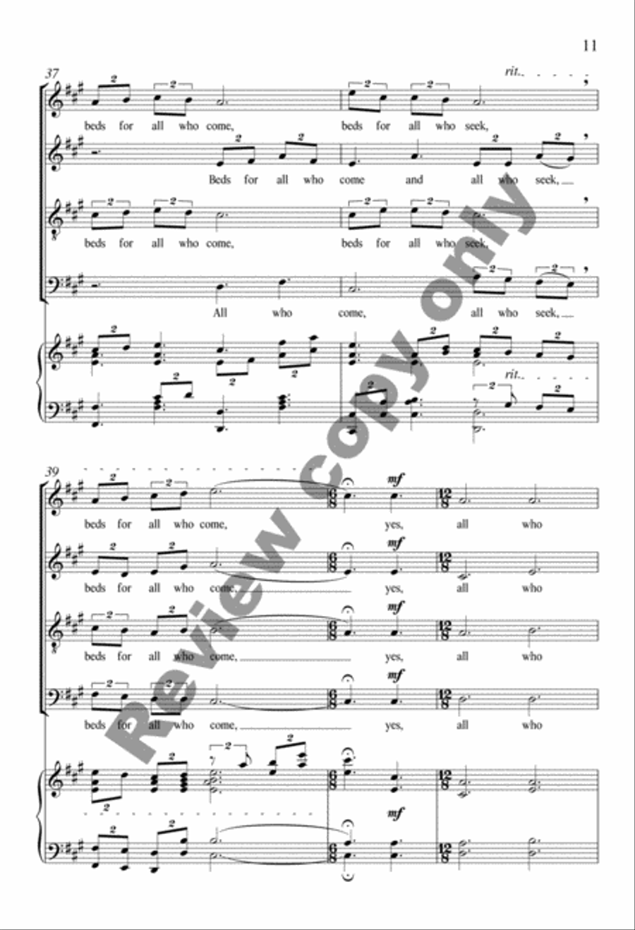 Uphill Uphill 4-Part scores gallery preview page 22