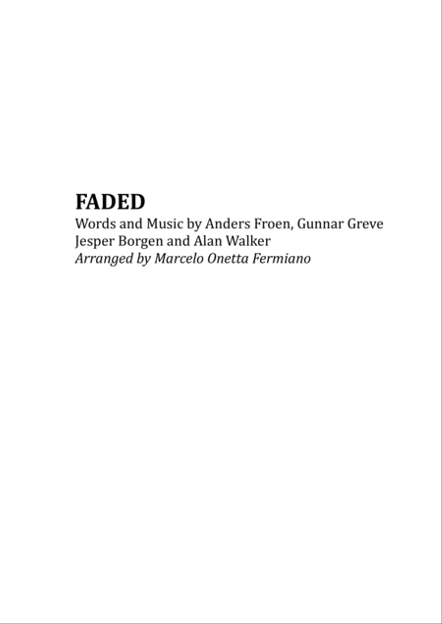 Faded String Quartet scores gallery preview page 3