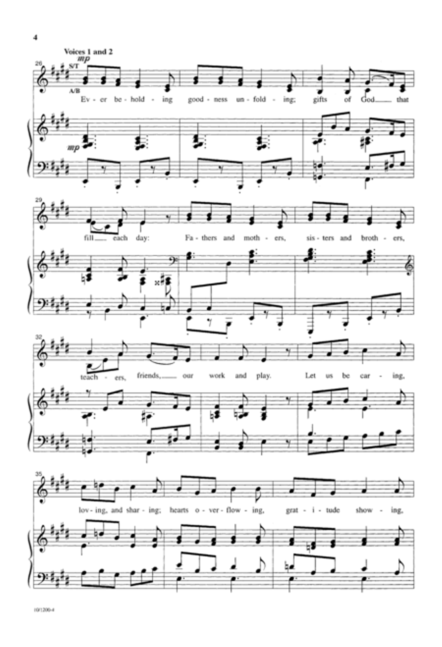 Let There be Singing 2-Part scores gallery preview page 4