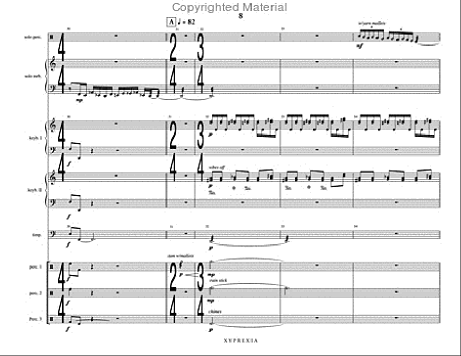 Xyprexia Percussion Ensemble scores gallery preview page 9