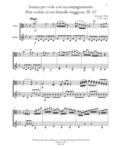 78 Violin-Viola Duets, BI. 33-110 Volume 10 (BI. 67-70)