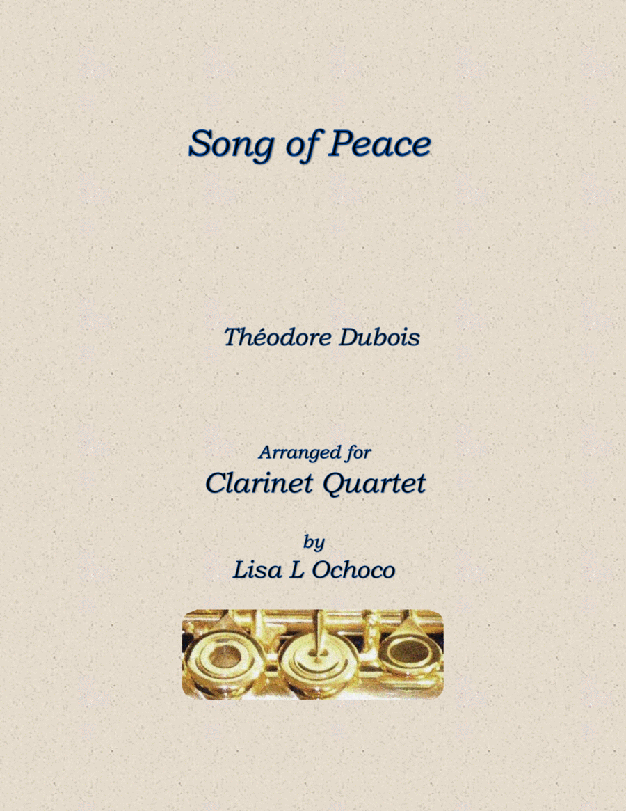Song of Peace for Clarinet Quartet image number null
