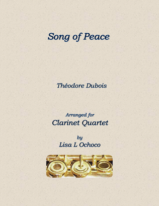 Song of Peace for Clarinet Quartet