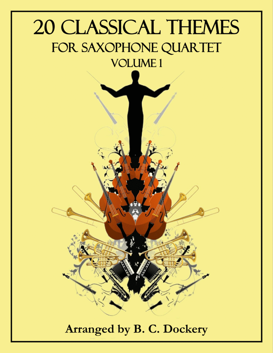 20 Classical Themes for Saxophone Quartet: Volume 1 image number null