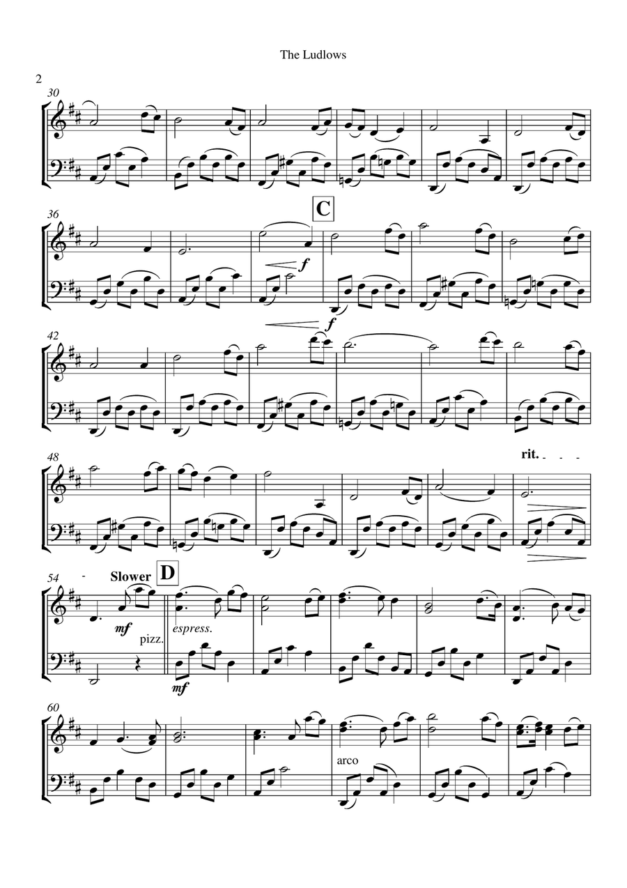 The Ludlows String Duet scores gallery preview page 3