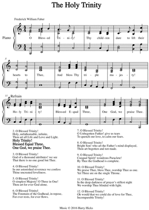 The Holy Trinity. A new tune to a wonderful old hymn.