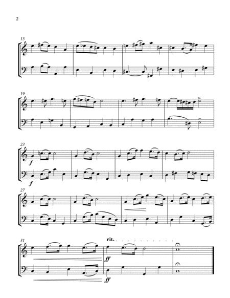 Wagner Wedding March Violin Cello Duet- 3 Tonalities included image number null