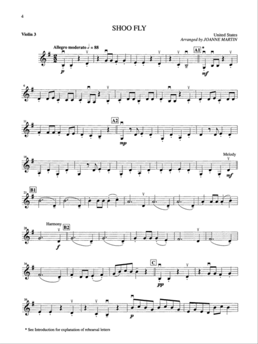 More Folk Strings for String Quartet or String Orchestra String Quartet scores gallery preview page 4