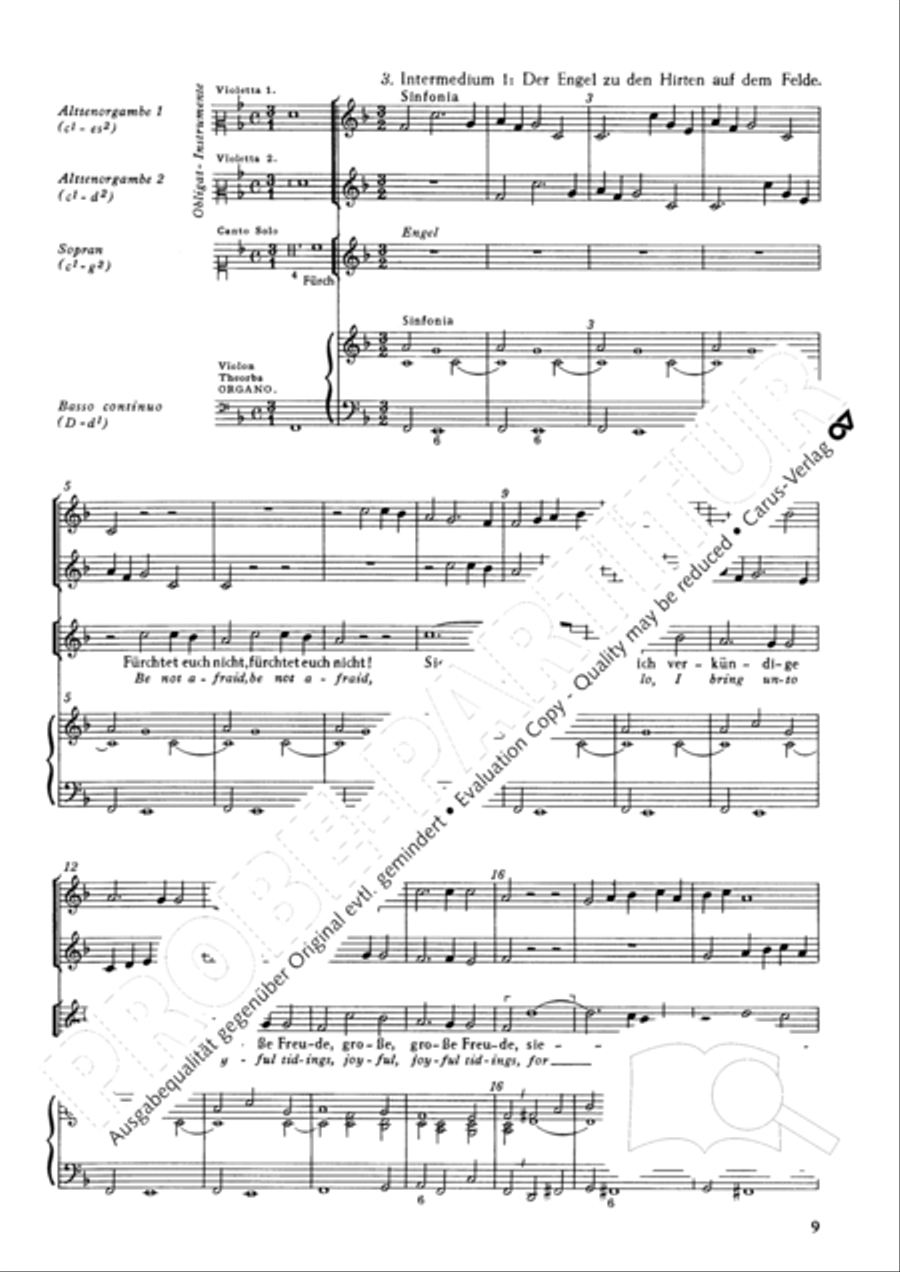 Christmas History (Weihnachts-Historie, SWV 435) Score scores gallery preview page 10